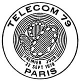 Oblitération 1er jour à Paris le 27 octobre 1979