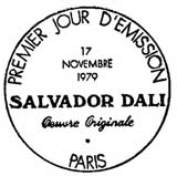 Oblitération 1er jour à Paris le 17 novembre 1979
