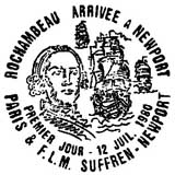 Oblitération 1er jour à Paris le 12 juillet 1980