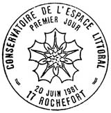 Oblitération 1er jour à Rochefort le 20 juin 1981
