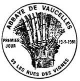 Oblitération 1er jour à Vaucelles le 19 septembre 1981