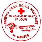 Oblitération 1er jour à Nantes le 20 novembre 1982