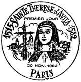 Oblitération 1er jour à Paris le 20 novembre 1982