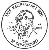 Oblitération 1er jour à Strasbourg le 24 juin 1989