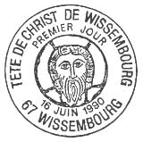 Oblitération 1er jour à Wissembourg le 16 juin 1990
