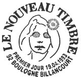 Oblitération 1er jour à Boulogne sur Seine le 19 avril 1993