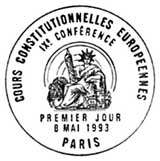 Oblitération 1er jour à Paris le 8 mai 1993