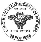 Oblitération 1er jour à Poitiers le 5 juillet 1994