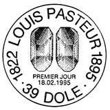 Oblitération 1er jour à Paris et Dôle le 18 février 1995
