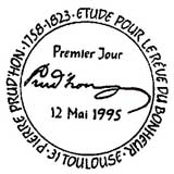 Oblitération 1er jour à Toulouse le 12 mai 1995