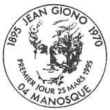 Oblitération 1er jour à Manosque le 25 mars 1995