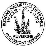 Oblitération 1er jour à Clermont-Ferrand le 27 mai 1995