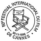 Oblitération 1er jour à Paris et Cannes le 30 novembre 1996