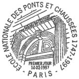 Oblitération 1er jour à Paris le 14 février 1997