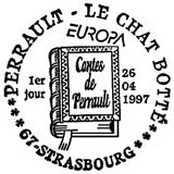 Oblitération 1er jour à Strasbourg le 26 avril 1997