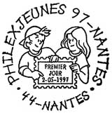 Oblitération 1er jour à Nantes le 2 mai 1997