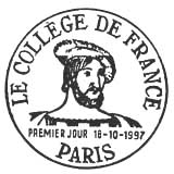 Oblitération 1er jour à Paris le 18 octobre 1997