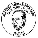 Oblitération 1er jour à Paris, Amboise et Saint-Denis (Réunion) le 15 janvier 1998
