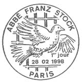 Oblitération 1er jour à Paris et Chartes le 21 février 1998