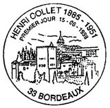 Oblitération 1er jour à Bordeaux le 15 mai 1998