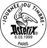 Bureaux temporaires à Paris et dans les 102 villes organisatrices de la journée du timbre le 6 mars 1999