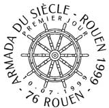 Oblitération 1er jour à Rouen le 10 juillet 1999