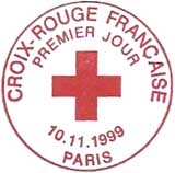 Oblitération 1er jour à Paris le 10 novembre 1999