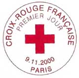 Oblitération 1er jour à Paris le 9 novembre 2000