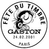 Oblitération 1er jour à Paris le 24 février 2001