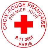 Oblitération 1er jour à Paris le 8 novembre 2001