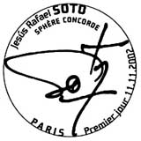 Oblitération 1er jour à Paris le 11 novembre 2002
