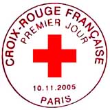 Oblitération 1er jour à Paris le 10 octobre 2005