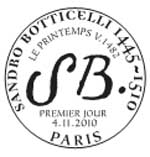 Oblitération 1er jour à Paris au Carré d'Encre et au Salon d'Automne le 4 novembre 2010