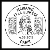 Oblitération illustrée 1er jour à Paris au Carré d'Encre le 4 et 5 septembre 2015