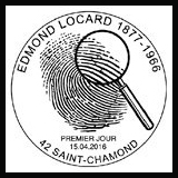 Oblitération 1er jour à Paris au Carré d'Encre, Lyon, St-Chamont le 15 et 16 avril 2016