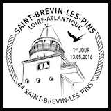 Oblitération 1er jour à Paris au Carré d'Encre et Saint-Brevin-les-Pins du 13 au 15 mai 2016