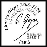 Oblitération 1er jour à Paris au Carré d'Encre et au musée d'Orsay le 5 et 6 juin 2016