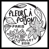 Oblitération 1er jour à Paris au Carré d'Encre le samedi 30 juillet 2016