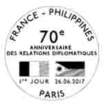 Oblitération 1er jour à Paris au Carré d'Encre le samedi 26 juin 2017
