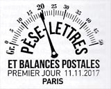 Oblitération 1er jour à Paris au Carré d'Encre, le 11 novembre 2017 et au Salon philatélique d'automne, Espace Champerret Hall A du 9 au 12 novembre 2017