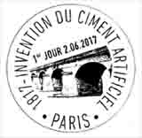 Oblitération 1er jour à Paris au Carré d'Encre, Souillac et Couvrot  les 2 et 3 juin 2017