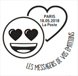 Oblitération 1er jour à Paris au carré d'Encre le 18 et 19 mai 2018
