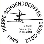 Oblitération 1er jour à Paris au carré d'Encre et à Chamalière (63400) du 21 au 23 septembre 2018 