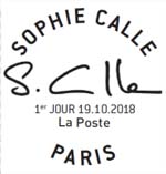 Oblitération 1er jour à Paris au carré d'Encre le 19 et 20 octobre 2018 